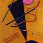 Contact by Wassily Kandinsky, an office wall art print for refined interiors