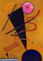 Contact by Wassily Kandinsky, an office wall art print for refined interiors