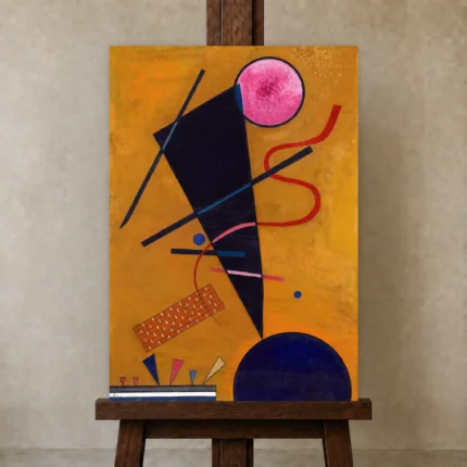 Premium Wall Art Dikey  Html Edition – FAMOUS2407421 shown in Studio Easel