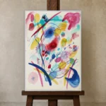 Premium Wall Art Dikey  Html Edition – FAMOUS2407424 shown in Studio Easel