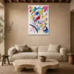 Premium Wall Art Dikey  Html Edition – FAMOUS2407424 shown in Room 4