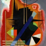 Einige Spitzen by Wassily Kandinsky, an office wall art print for refined interiors