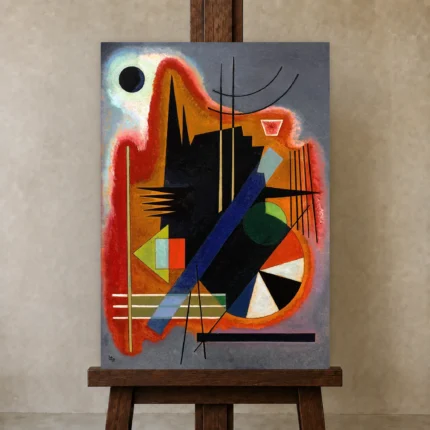 Premium Wall Art Dikey  Html Edition – FAMOUS2407425 shown in Studio Easel