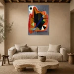 Premium Wall Art Dikey  Html Edition – FAMOUS2407425 shown in Room 4
