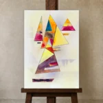 Premium Wall Art Dikey  Html Edition – FAMOUS2407426 shown in Studio Easel