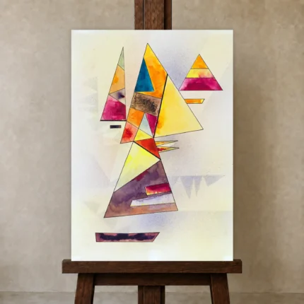 Premium Wall Art Dikey  Html Edition – FAMOUS2407426 shown in Studio Easel
