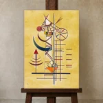Premium Wall Art Dikey  Html Edition – FAMOUS2407427 shown in Studio Easel