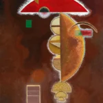 Gedrückt by Wassily Kandinsky, an office wall art print for refined interiors