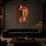 Premium Wall Art Dikey  Html Edition – FAMOUS2407428 shown in Room 3