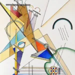 Gewebe by Wassily Kandinsky, an office wall art print for refined interiors