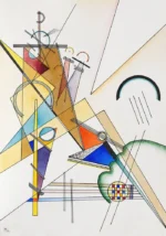 Gewebe by Wassily Kandinsky, an office wall art print for refined interiors