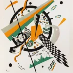 Small Worlds IV by Wassily Kandinsky, an office wall art print for refined interiors