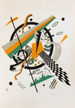 Small Worlds IV by Wassily Kandinsky, an office wall art print for refined interiors
