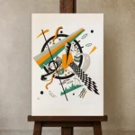 Premium Wall Art Dikey  Html Edition – FAMOUS2407431 shown in Studio Easel