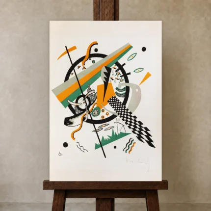 Premium Wall Art Dikey  Html Edition – FAMOUS2407431 shown in Studio Easel