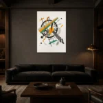 Premium Wall Art Dikey  Html Edition – FAMOUS2407431 shown in Room 3