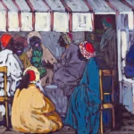 Mohrencafe by Wassily Kandinsky, an office wall art print for refined interiors