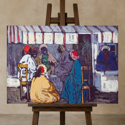 Premium Wall Art Yatay Html Edition – FAMOUS2407434 shown in Studio Easel
