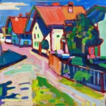 Murnau by Wassily Kandinsky, an office wall art print for refined interiors