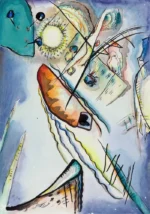 Untitled by Wassily Kandinsky, an office wall art print for refined interiors