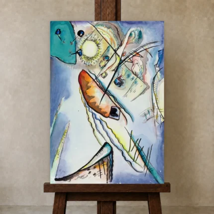 Premium Wall Art Dikey  Html Edition – FAMOUS2407436 shown in Studio Easel