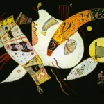 Shapes in Tension by Wassily Kandinsky, an office wall art print for refined interiors