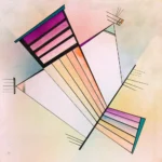 Standhaft by Wassily Kandinsky, an office wall art print for refined interiors