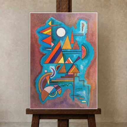 Premium Wall Art Dikey  Html Edition – FAMOUS2407440 shown in Studio Easel