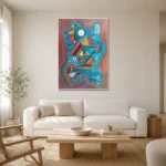 Premium Wall Art Dikey  Html Edition – FAMOUS2407440 shown in Room 1