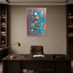 Premium Wall Art Dikey  Html Edition – FAMOUS2407440 shown in Room 2