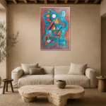Premium Wall Art Dikey  Html Edition – FAMOUS2407440 shown in Room 4