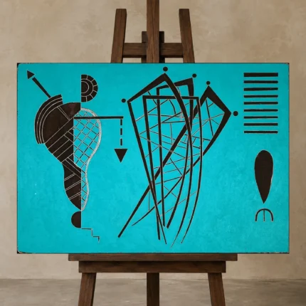 Premium Wall Art Yatay Html Edition – FAMOUS2407442 shown in Studio Easel