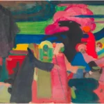 Untitled (Study for Improvisation I) by Wassily Kandinsky, an office wall art print for refined interiors