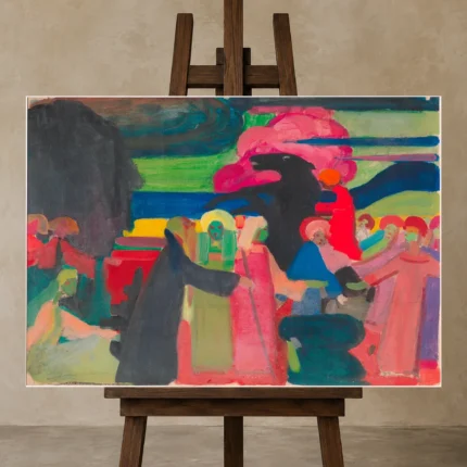 Premium Wall Art Yatay Html Edition – FAMOUS2407443 shown in Studio Easel