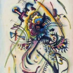 With One Voice by Wassily Kandinsky, an office wall art print for refined interiors