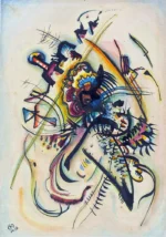 With One Voice by Wassily Kandinsky, an office wall art print for refined interiors