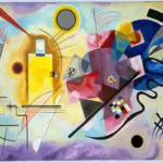 Yellow-Red-Blue by Wassily Kandinsky, an office wall art print for refined interiors