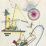 Delicate Soul by Wassily Kandinsky, an office wall art print for refined interiors