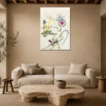 Premium Wall Art Dikey  Html Edition – FAMOUS2407446 shown in Room 4