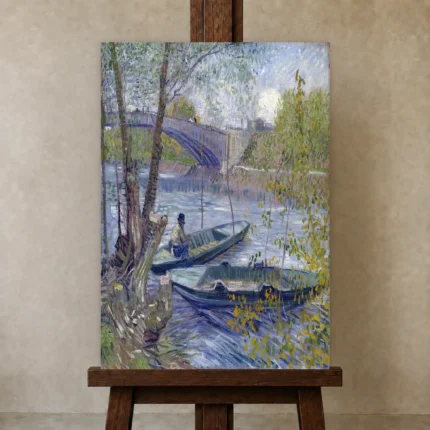 Premium Wall Art Dikey  Html Edition – FAMOUS2407449 shown in Studio Easel
