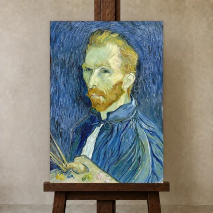 Premium Wall Art Dikey  Html Edition – FAMOUS2407451 shown in Studio Easel