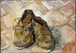 Shoes by Vincent van Gogh, a living room wall art print for refined interiors