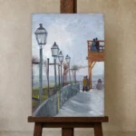 Premium Wall Art Dikey  Html Edition – FAMOUS2407454 shown in Studio Easel
