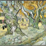 Moulin de Blute-Fin Terrace by Vincent van Gogh, a living room wall art print for refined interiors