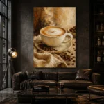 Caramel & Toasted Almond Coffee Wall Art Canvas Print - Image 4