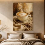 Caramel & Toasted Almond Coffee Wall Art Canvas Print - Image 6
