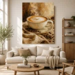 Caramel & Toasted Almond Coffee Wall Art Canvas Print - Image 7