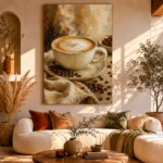 Caramel & Toasted Almond Coffee Wall Art Canvas Print - Image 8