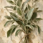 Sage & Ivory Herbarium Herb Wall Art Canvas Print