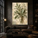 Sage & Ivory Herbarium Herb Wall Art Canvas Print - Image 4